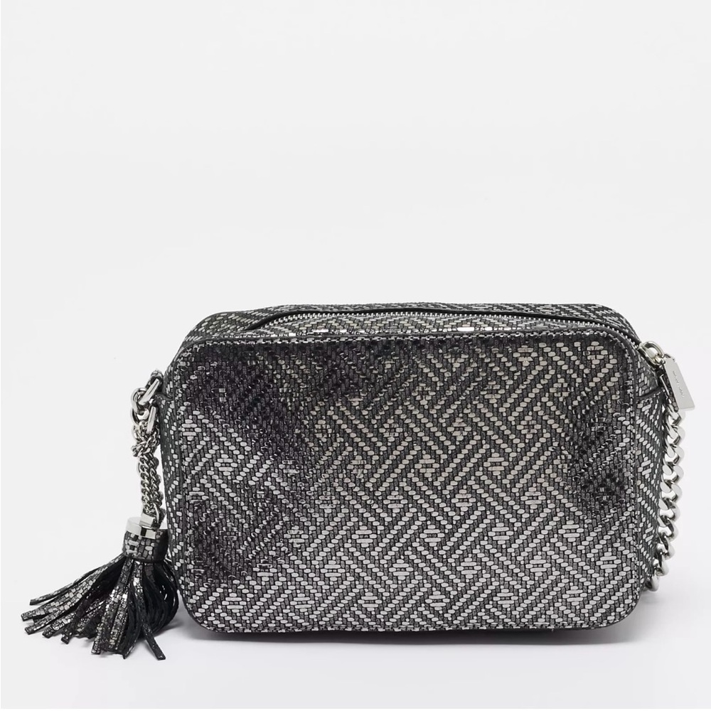 Michael Kors NWOT Metallic Silver Purse - Picture 2 of 7